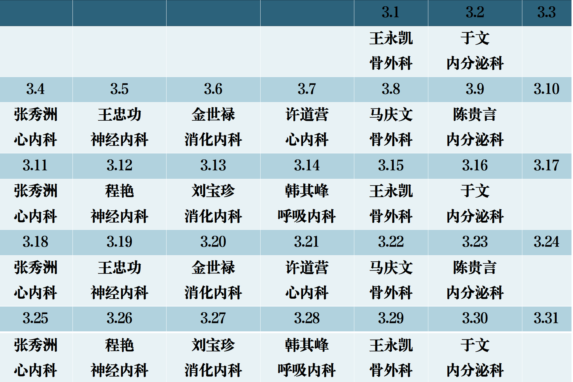 濱州市人民醫(yī)院機(jī)關(guān)院區(qū)2024年3月份專家排班表_01(1).png